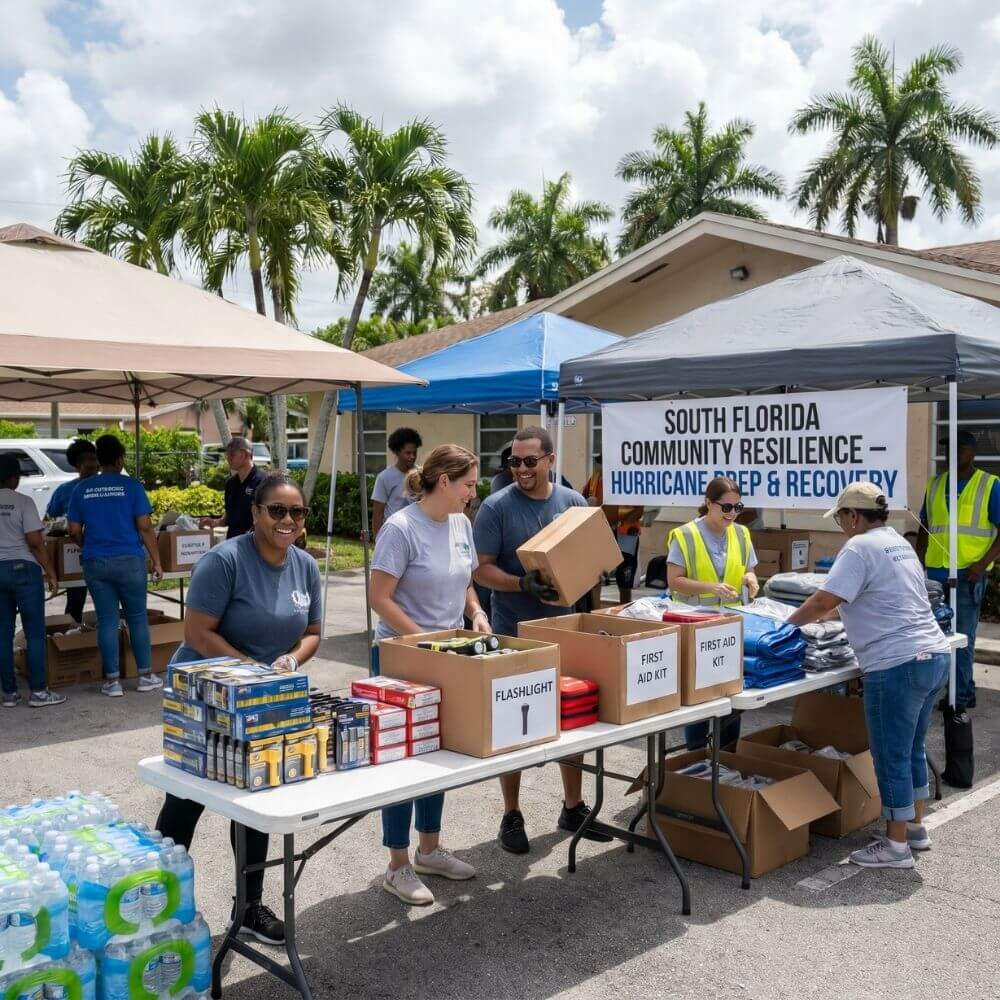 Community outreach and communication initiatives sharing programs and opportunities with Liberty City residents