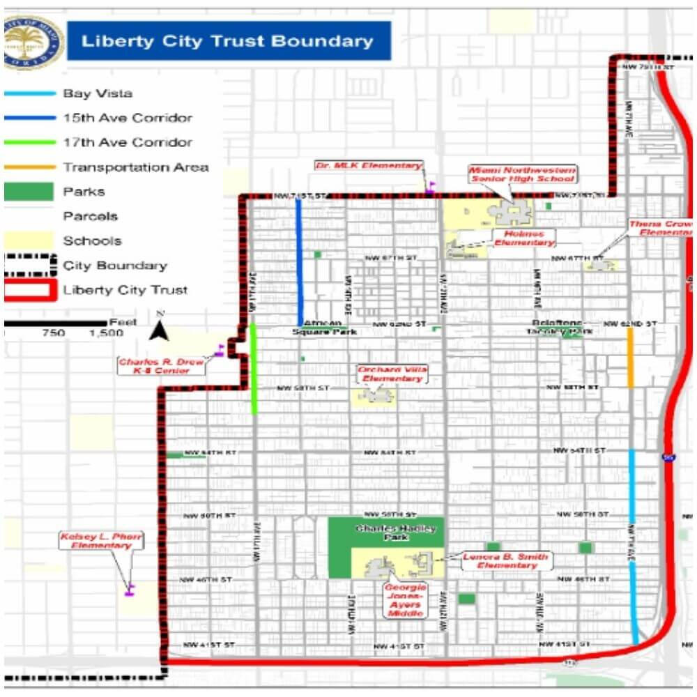 Liberty City Trust - City of Miami Zone Map